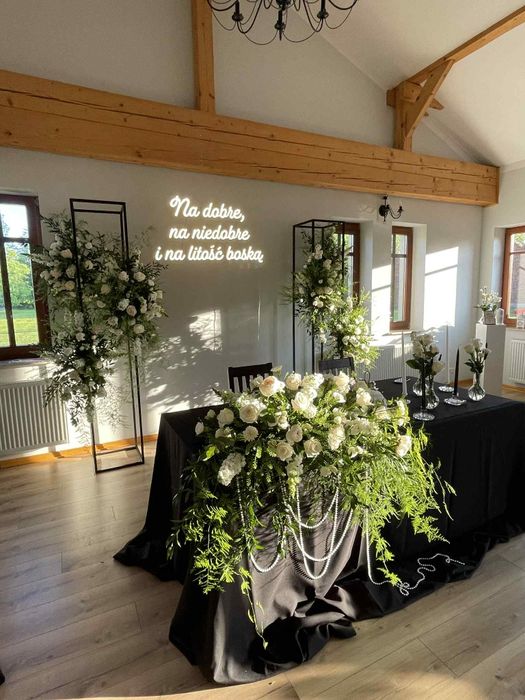 Napis na wesele neon led