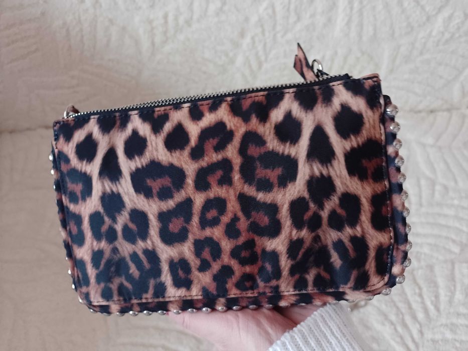 ZARA/Panterkowa torebka listonoszka z Madrytu, NOWA