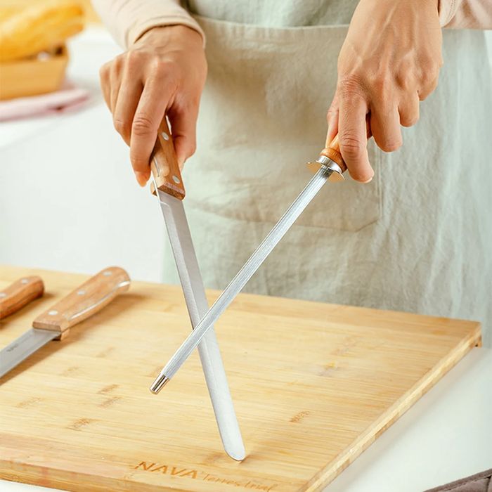 Ostrzałka Do Noży Stalka Osełka Tradycyjna Klasyczna Do Ostrzenia 30cm