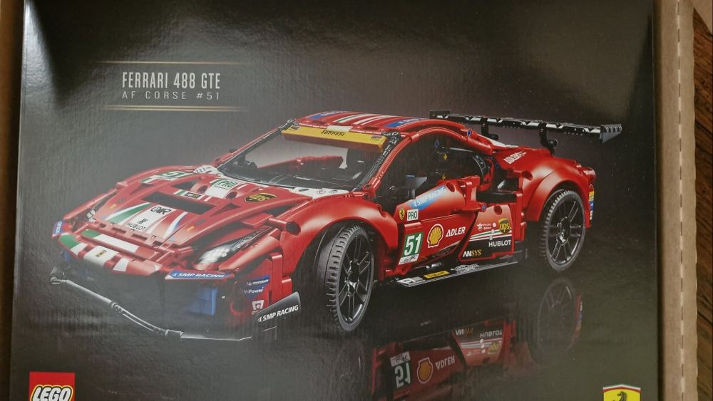 LEGO 42125 Technic - Ferrari 488 GTE AF Corse #51 Nowe Oryginalne
