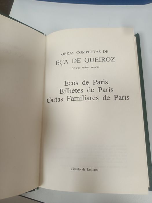 Vendo Livro de Eça de Queirós - Ecos de Paris...