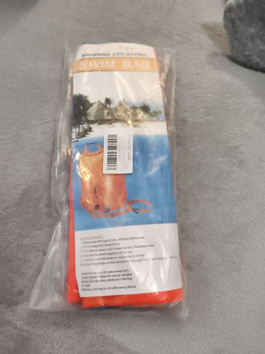 Saco bóia insuflável salva-vidas