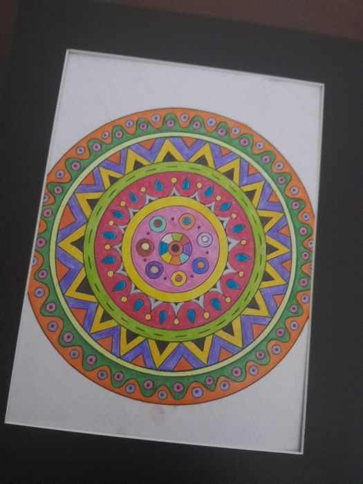 Moldura de parede mandala
