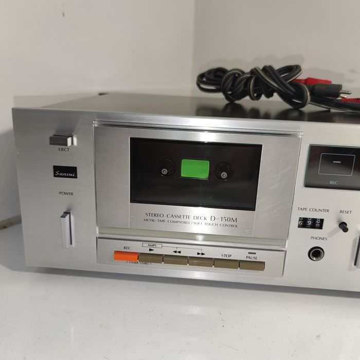 Leitor de cassetes - Sansui Stereo Cassette Deck D-150M