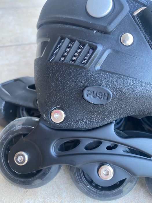 Patins em linha com luzes nas rodas, NOVOS