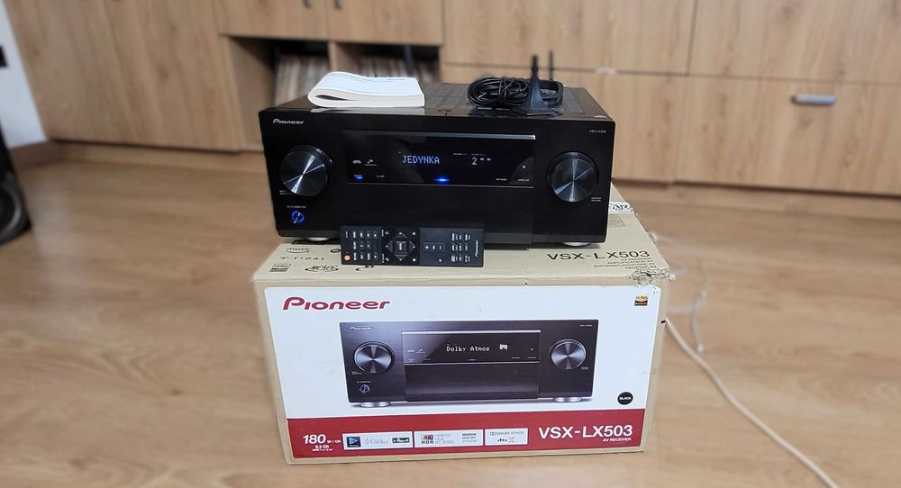 Pioneer VSX-LX503 - amplituner 9.2 4K D. Atmos Spotify BT radio internetowe