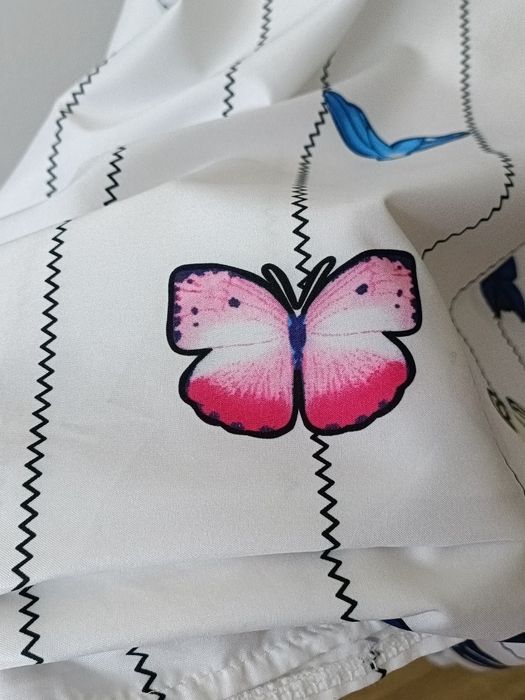 Sukienka biała letnia na lato maxi długa boho chic  44 46