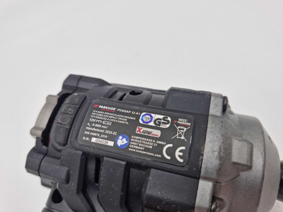 Zakrętarka Parkside Pdssap 12 A1/Bateria X12V