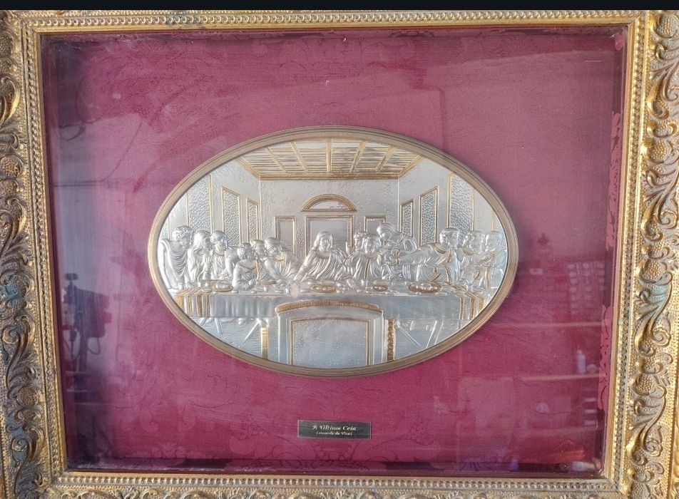 Sagrada família em prata