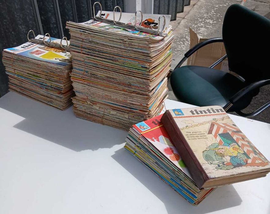 Revistas tintin antigas