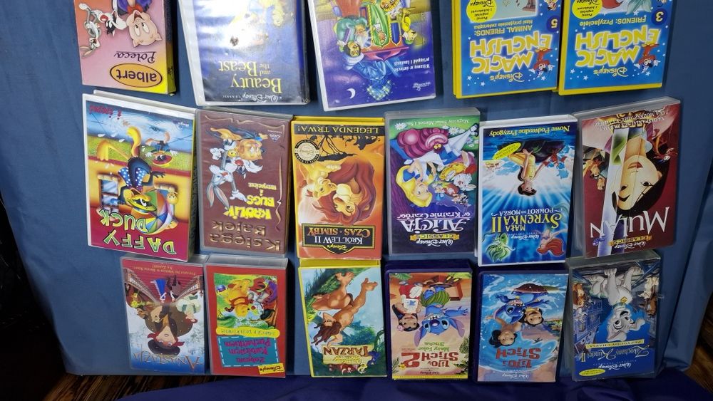 Bajki n kasetach VHS walt disney