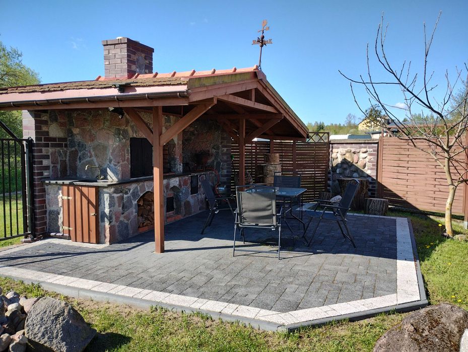 Przepiękny domek całoroczny na Mazurach jezioro Kocioł Śniardwy Roś