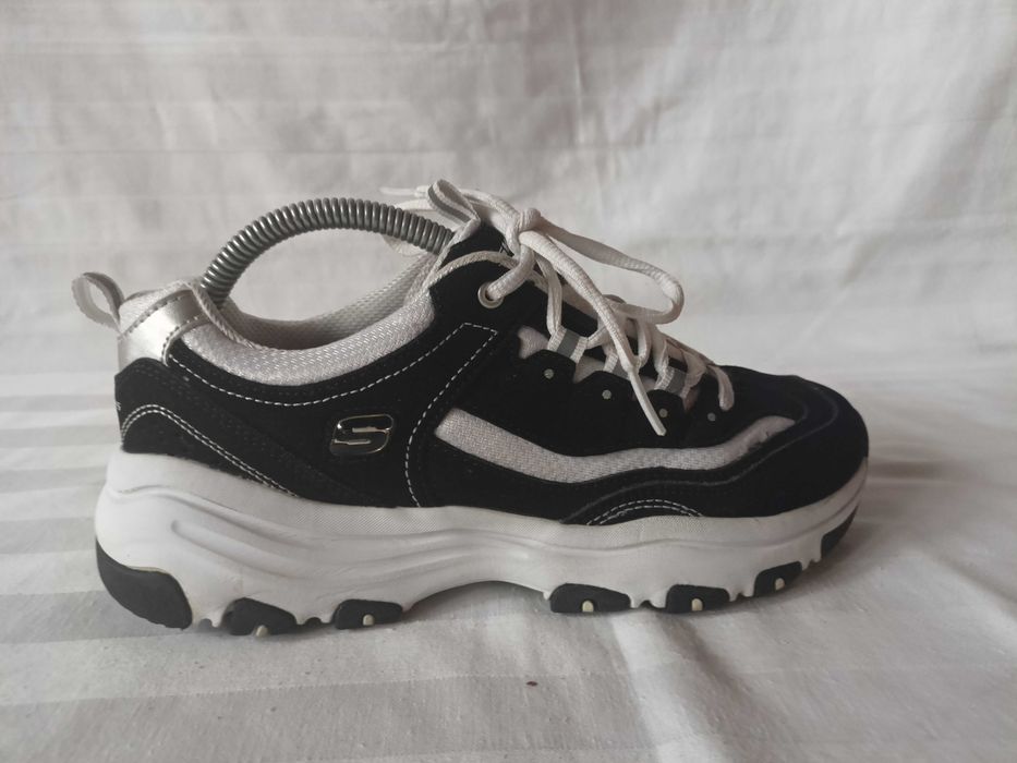 Skechers roz. 37 /UK 4/- dł. wkł. 24 cm-skóra
