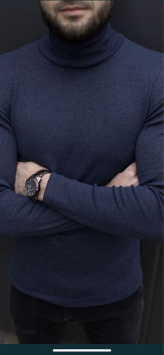 Мужской Гольф водолазка утепленный флисом 44,46,48,50,52,54,56,58