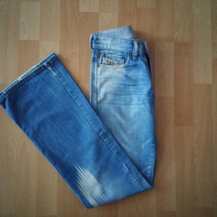 Spodnie jeansy diesel 26 przecierane