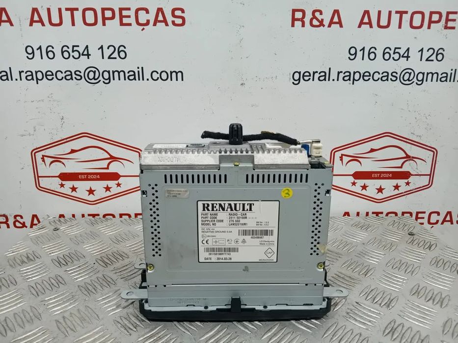 Ecrã de Informaçoes Radio Display Renault Captur Original