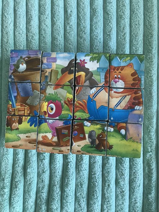 Кубики с героями мультфильмов