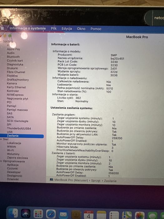 MacBook Pro Apple, (Retina, 13-calowy, połowa 2014 r.)