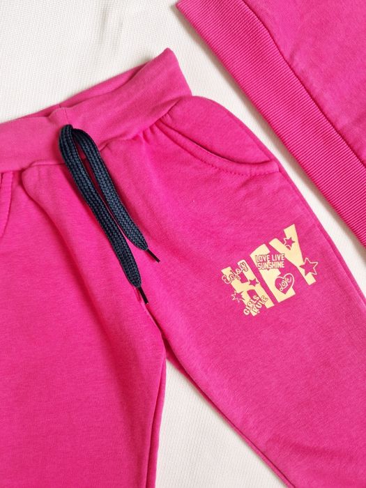 Теплий спортивний костюм Pitici дівчинка 4-5 р, 3-4 р штани батнік