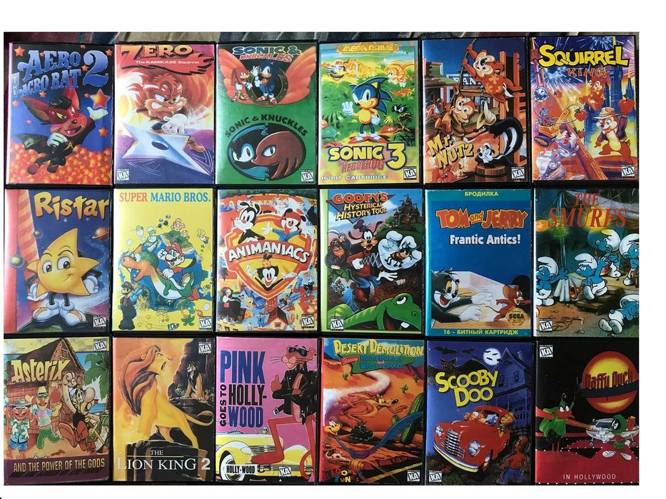 SEGA Середній бокс Mortal Kombat Battletoads для приставок mega drive