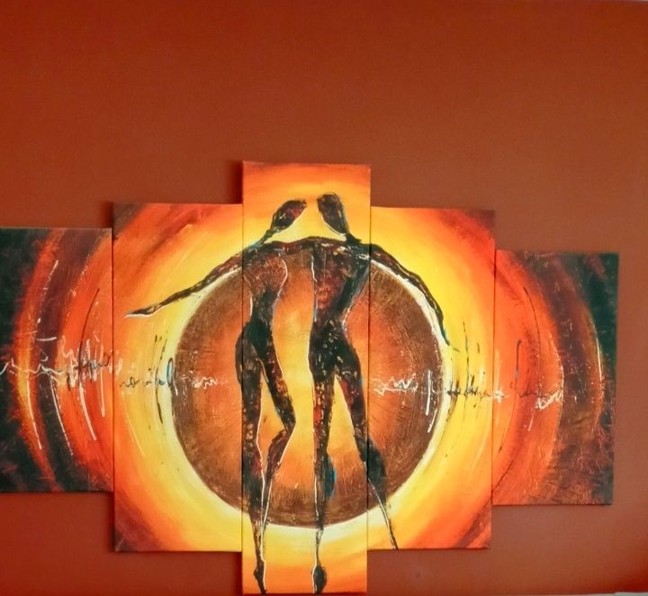 Obraz na płótnie kochankowie