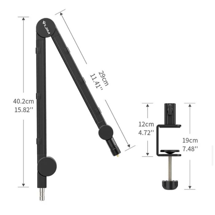Ulanzi VIJIM LS25  стійка настільна для мікрофону, камери пантограф