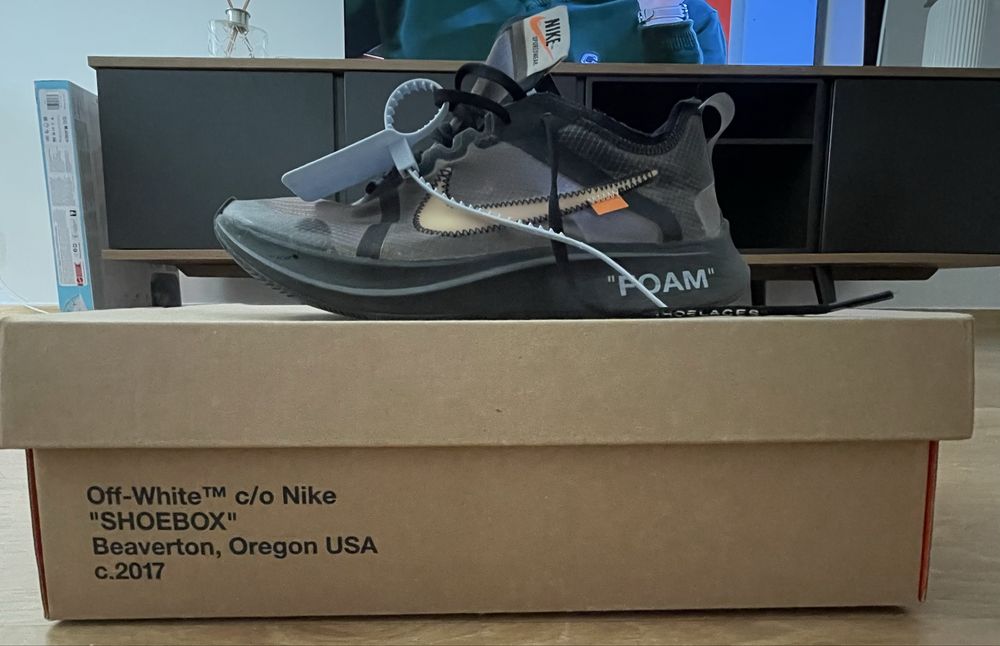 Nike off white zoom fly 41 eu