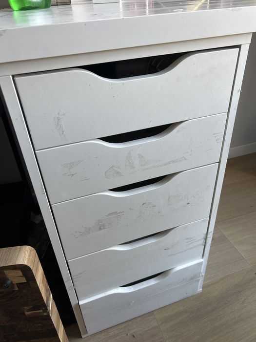 REZERWACJA Biale biurko ikea