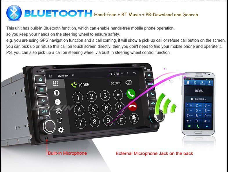 Auto radio Universal Toyota Android 14 64GB radio/dvd/cd/usb/sd/gp