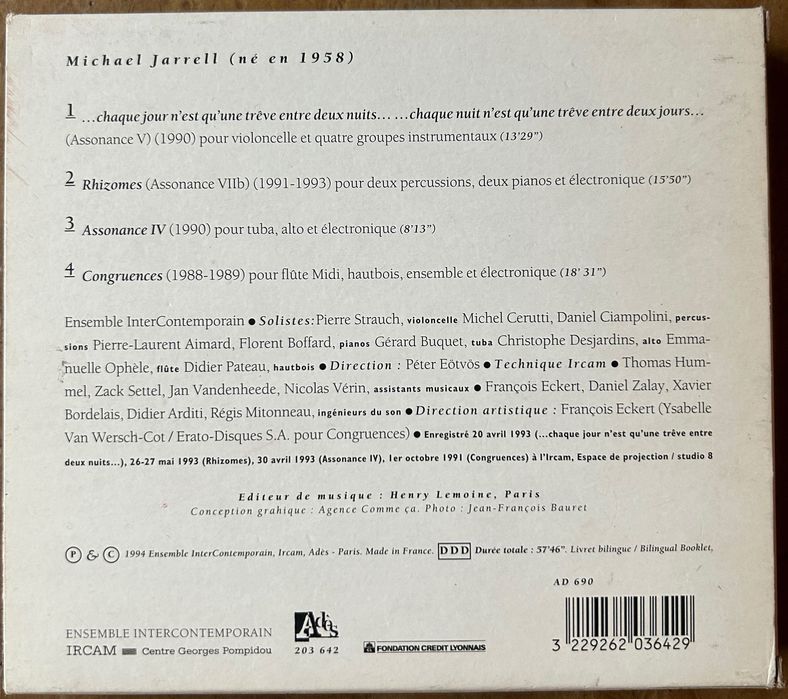CD Michael Jarrell - Ensemble InterContemporain64740381659139121