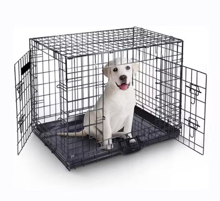 LOJA!! Dog Crate Jaula transportadora metal cao ou gato NOVO!!