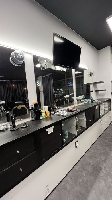 Barbearia montada