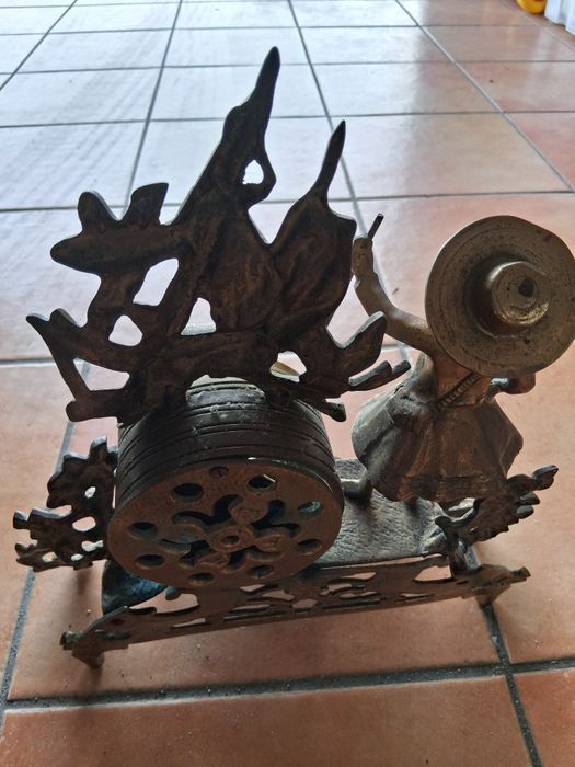 Relogio antigo dourado