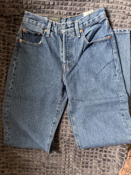 Джинси Levi's 501 Original Fit нові з США розмір 24x30 синій