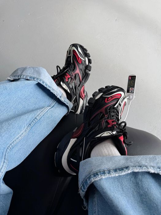 Кросівки Balenciaga Track 2.0 Black/Red premium