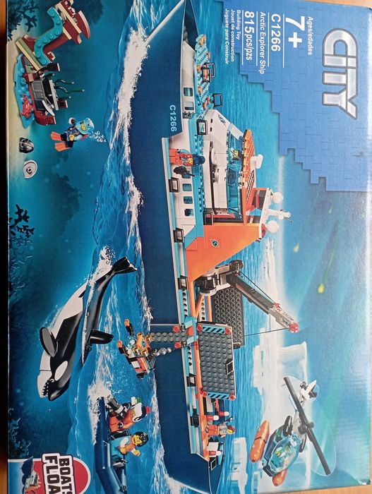 Новинка!Конструктор-Арктичний дослідницький корабель(сумісний з