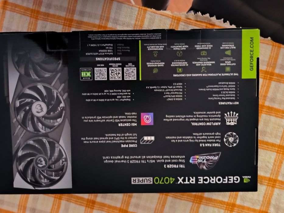 MSI RTX 4070 SUPER Gaming x Slim – Como Nova – Garantia – Nunca Minero