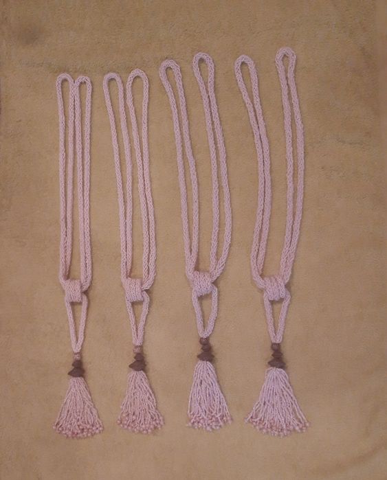 Conjunto elegante de cordões para segurar o seu cortinado