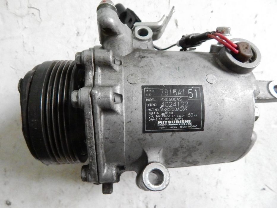 Компрессор кондиционера ланцер 10 Mitsubishi Lancer X 1.5 7813A057