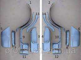 Ремонтные вставки кузова ГАЗЕЛЬ