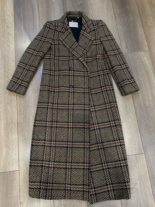 Płaszcz twinset w kratę