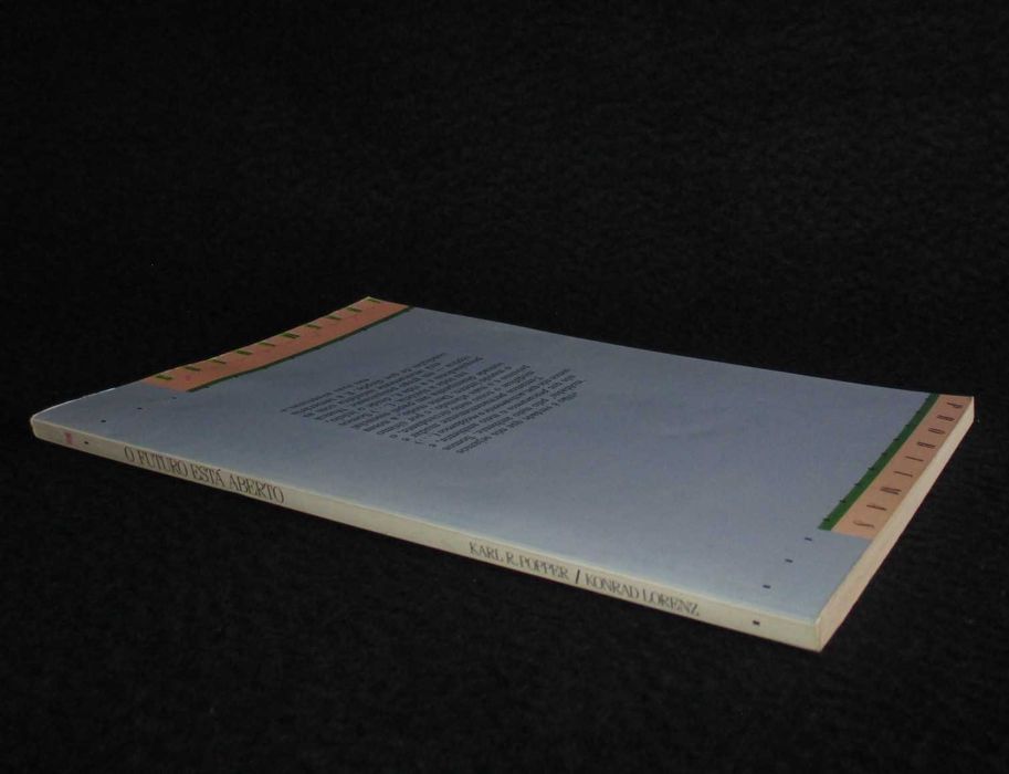 Livro O futuro está aberto Karl Popper Konrad Lorenz