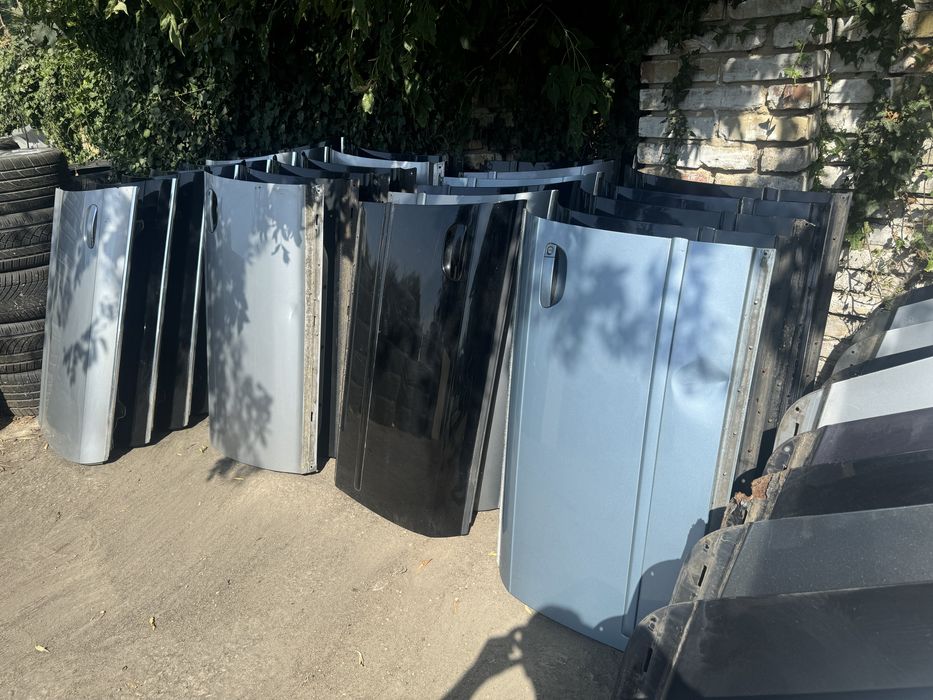 Двері audi a6 c6 дверки ауді а4 б7 дверь срібні чорні сині голі