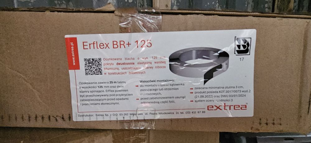 Sprzedam 2 blachy uszczelniające Erflex BR+