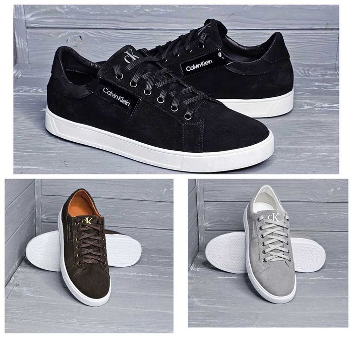 Замшевые мужские черные серые коричневые базовые кеды кроссовки!!!