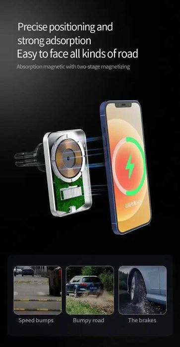 MagSafe держатель в машину X16 для iPhone магнитный в машину тримач