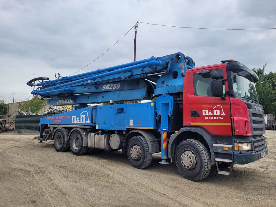Scania G420  Scania - pompa do betonu Sermac 5RZ50