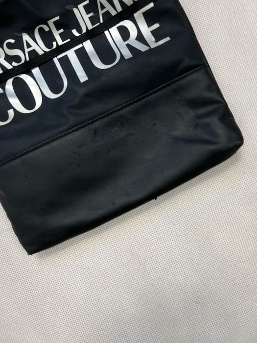 Bag Versace Jeans Couture big logo black Nerka torebka