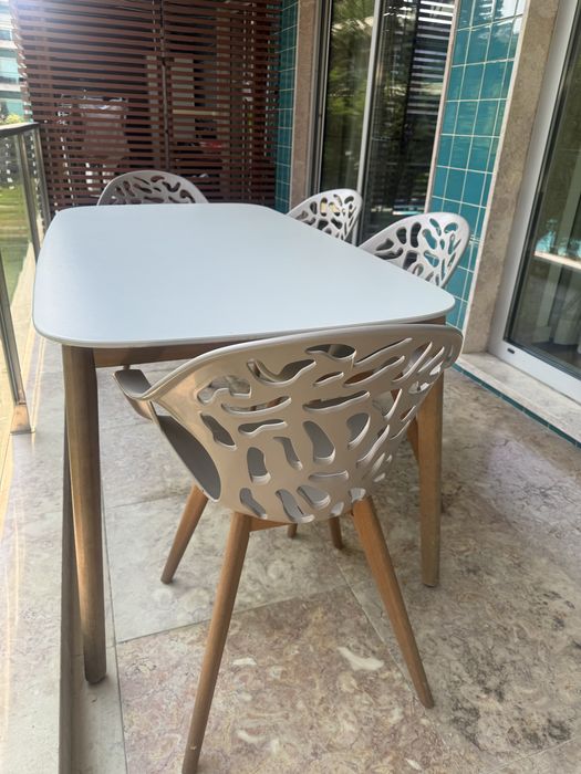 Conjunto mobilia jardim