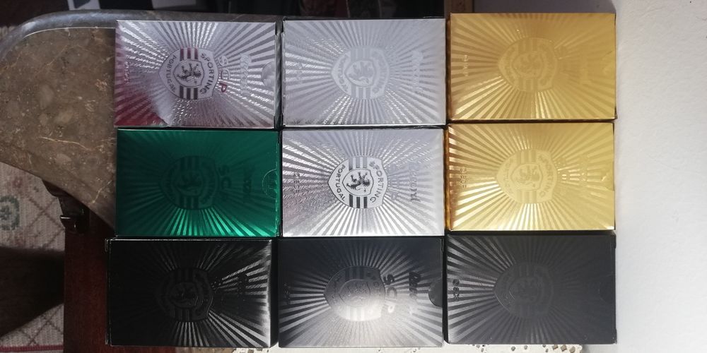 Baralhos de cartas do sporting impermeaveis